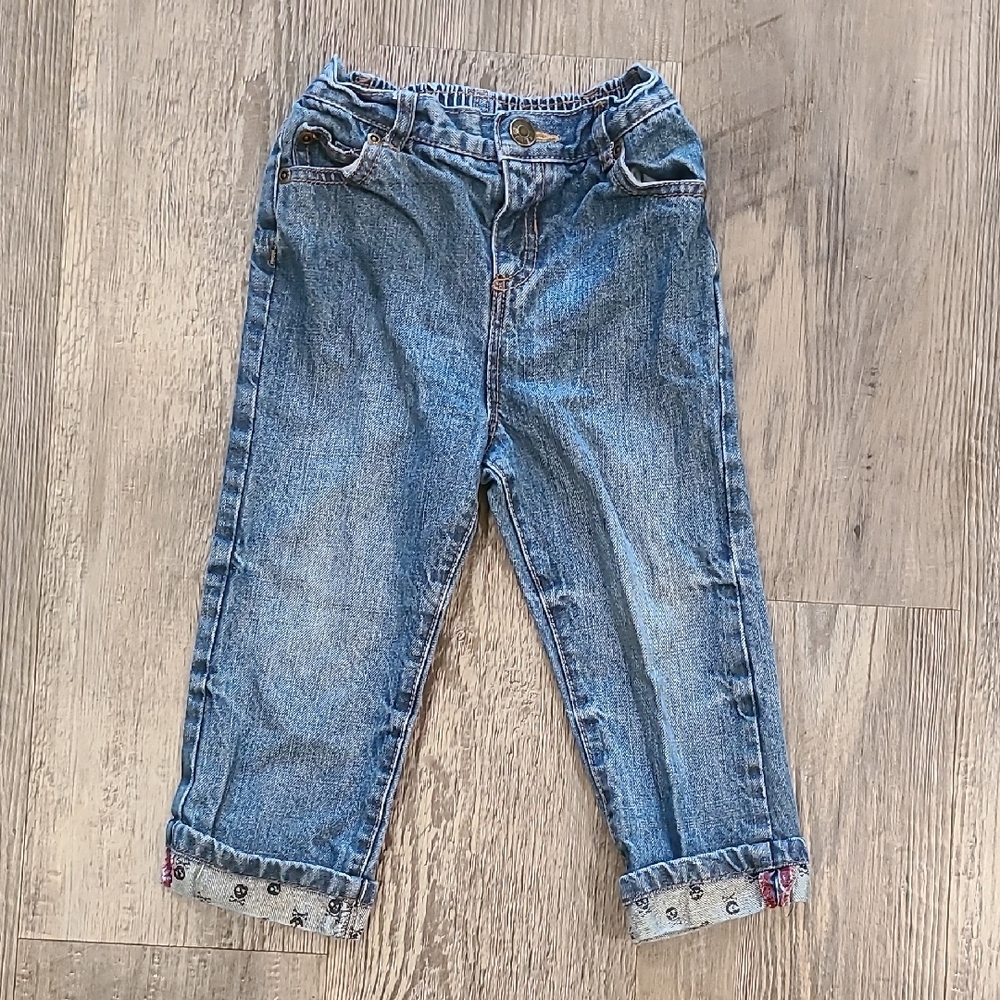 Joe Fresh Skeleton Blue Jeans Size 18-24 Months